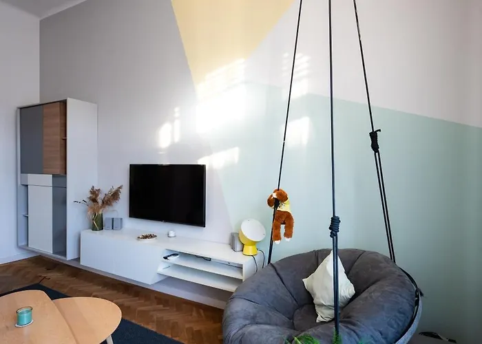 アパート Modern, Design Lakas A Margit-sziget Mellett