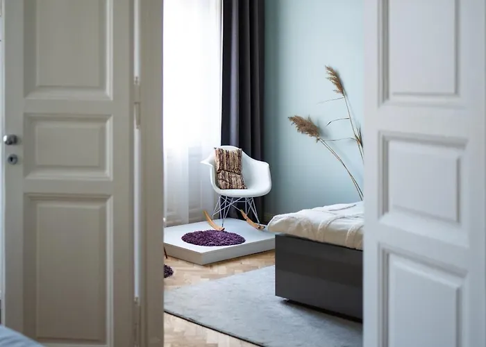 شقة Modern, Design Lakas A Margit-sziget Mellett *