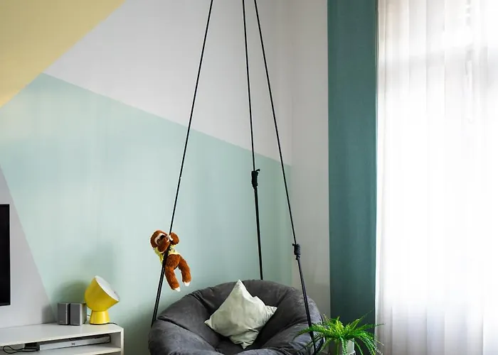 Modern, Design Lakas A Margit-sziget Mellett Lejlighed