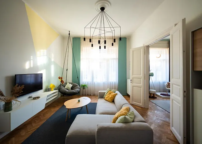 Modern, Design Lakas A Margit-sziget Mellett דירה *
