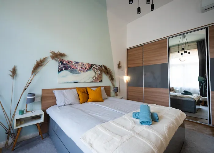 Lejlighed Modern, Design Lakas A Margit-sziget Mellett *