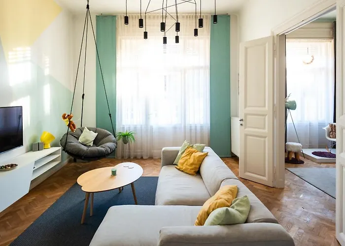 דירה Modern, Design Lakas A Margit-sziget Mellett בודפשט
